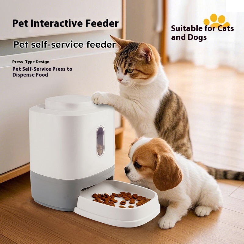Automatic Pet Feeder Press Toy