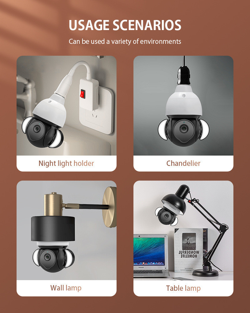 Bulb Camera 5MP HD WiFi Security - Image 6